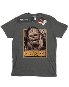 Star Wars jongens Chewbacca Scream T-shirt 12-13 houtskool