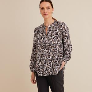 ANNE WEYBURN Blouse, grafische print, lange mouwen