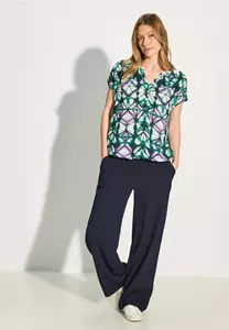 cecil Blouse met grafisch patroon
