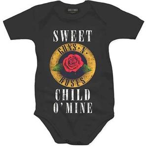 Guns N' Roses Guns N Roses Baby Child O' Mine Rose Babygroei 24 Months zwart