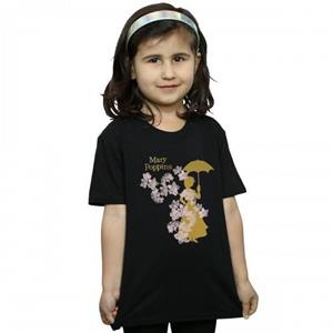 Mary Poppins meisjes bloemen T-shirt 12-13 wit