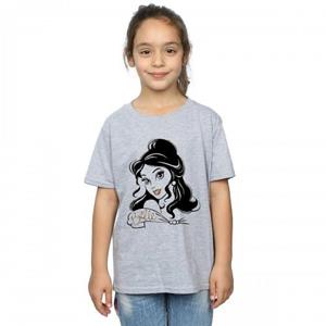 Beauty And The Beast Belle en het beest meisjes Belle Sparkle T-shirt 12-13 wit