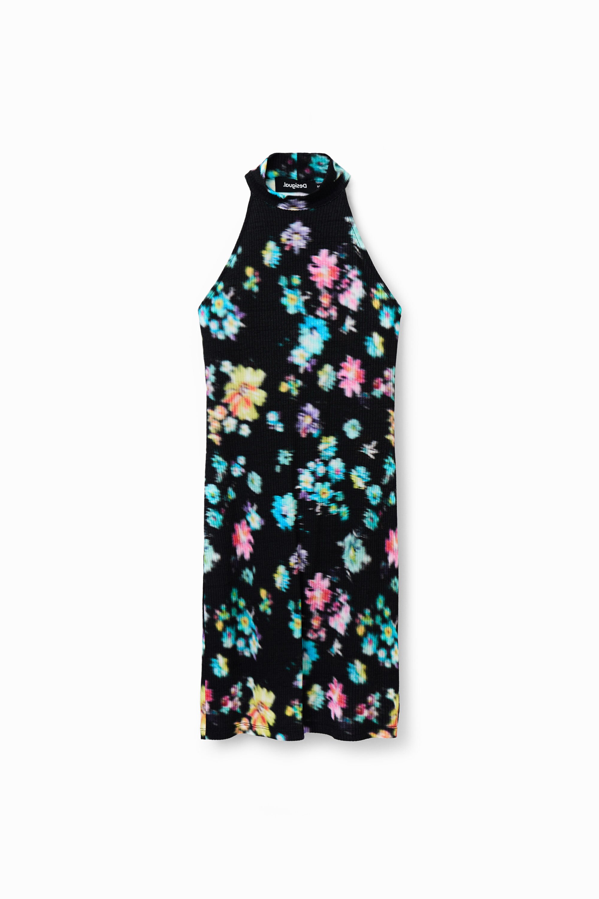desigual Korte jurk met halternek - BLACK