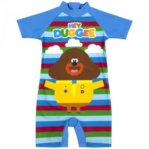 Hey Duggee Childrens/Kids Sunsafe zwempak uit één stuk 18-24 blauw