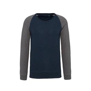Kariban heren biologisch tweekleurig sweatshirt 2XL