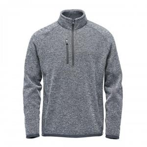Stormtech Avalante Heather fleecetop met kwartrits voor heren M grijs