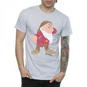 Pertemba FR - Apparel Sneeuwwitje en de zeven dwergen Heren klassiek Grumpy Heather T-shirt L grijs