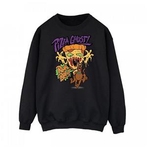 Scooby Doo Pizza Ghost-sweatshirt voor heren L zwart