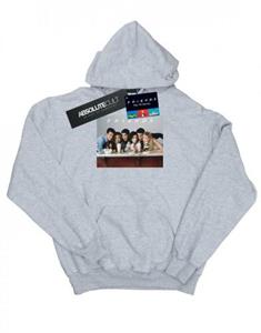 Friends Heren Groepsfoto Milkshakes Hoodie S wit