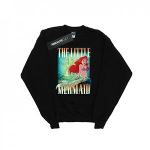 Disney heren de kleine zeemeermin Ariel montage sweatshirt L zwart