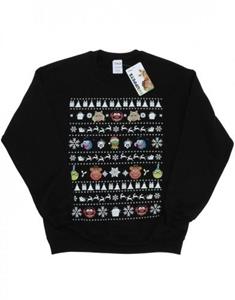 Disney Heren The Muppets Kersthoofden Sweatshirt L marineblauwe kleur
