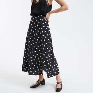 LA REDOUTE COLLECTIONS Wijde lange rok met stippen