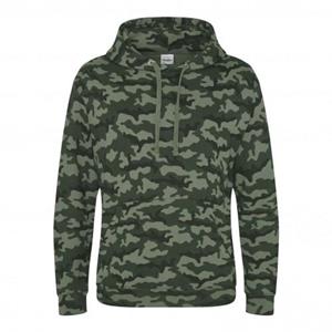 AWDis Camo-hoodie voor heren XS grijs