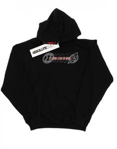 Marvel Mens Black Widow film veel levens hoodie L wit