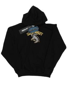 Harry Potter Heren Huffelpuf Sportembleem Hoodie S grijs
