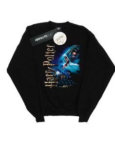Harry Potter Mens Smiles At Hogwarts Sweatshirt L zwart