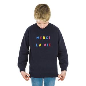 We are family Kindersweater DANK U LA VIE WAF 4 ans marineblauwe kleur