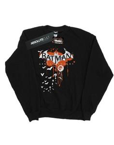 DC Comics jongens Batman Arkham Knight Halloween Logo Art Sweatshirt 12-13 zwart