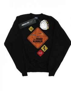 Looney Tunes jongens Road Runner verkeersbord Sweatshirt 12-13 wit