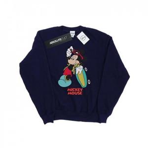 Disney jongens Mickey Mouse Skate Dude Sweatshirt 12-13 wit