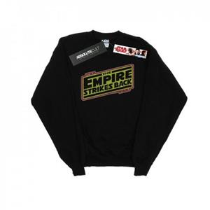 Star Wars Boys The Empire Strikes Back-logo-sweatshirt 12-13 zwart