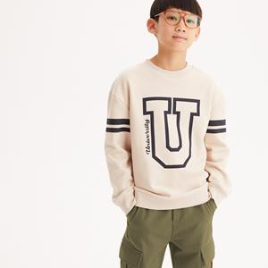 LA REDOUTE COLLECTIONS Sweater in molton met ronde hals