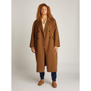 Tommy Hilfiger Curve Korte jas CRV DF WOOL BLEND DB COAT