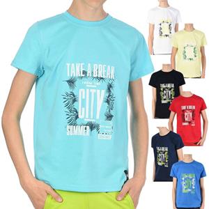 BEZLIT Jongens T-shirt met Take a break 110 Vloot
