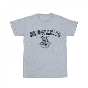 Harry Potter jongens Zweinstein Crest T-shirt 9-11 Years wit