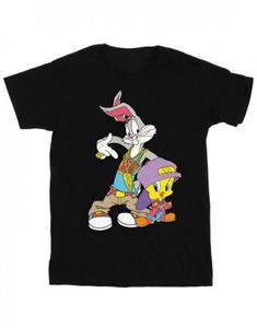 Looney Tunes meisjes Bugs en Tweety hiphop katoenen T-shirt 9-11 Years wit