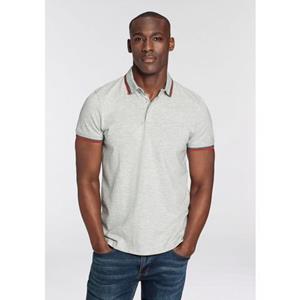 Bruno Banani Poloshirt Korte mouwen, smal gesneden, colourblocking-uitstraling