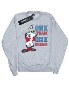 Disney Girls Goofy One Team One Dream-sweatshirt 12-13 grijs