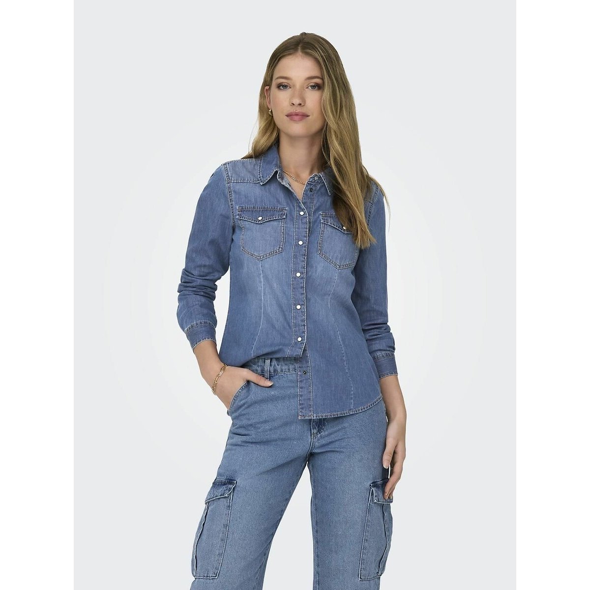 Only Jeanshemd
