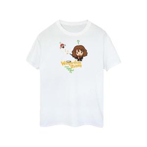 Harry Potter meisjes Wingardium Leviosa Hermelien T-shirt 12-13 wit