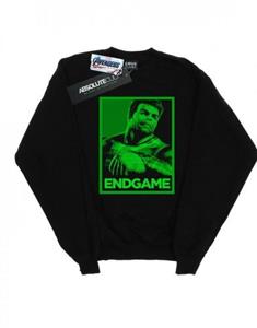 Marvel Boys Avengers Endgame Hulk Poster-sweatshirt 12-13 wit