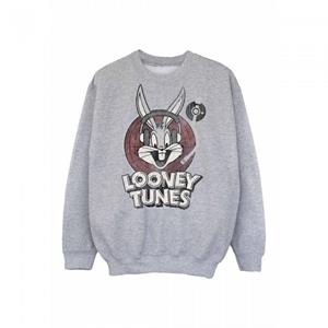 Looney Tunes jongens Bugs Bunny Circle-logo sweatshirt 12-13 wit
