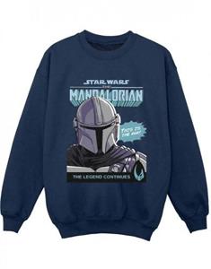 Pertemba FR - Apparel Star Wars The Mandalorian Boys Mando Comic Cover Sweatshirt 5-6 Years wit