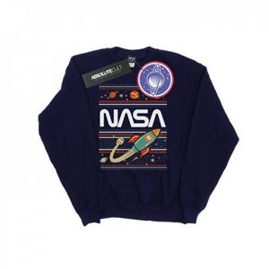 NASA jongens Fair Isle-sweatshirt 12-13 zwart