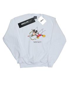 Disney jongens Mickey Mouse Love Cherub Sweatshirt 12-13 wit