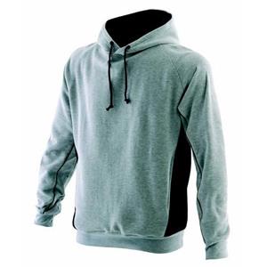 Finden & Hales Heren sweatshirt met capuchon / hoodie S rood/zwart