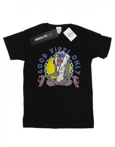Disney jongens The Lion King Rafiki Good Vibes Only T-shirt 12-13 wit