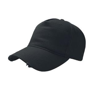 Atlantis Cargo Verweerde Vizier 5 Panel Cap (Pak van 2) One Size zwart