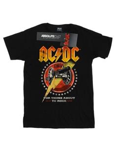AC/DC-meisjes voor degenen die op het punt staan ​​te rocken, katoenen T-shirt uit 1981 12-13 zwart