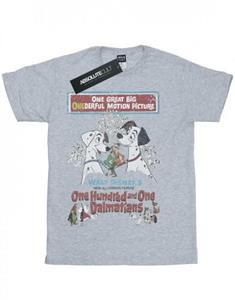 Disney meisjes 101 Dalmatiërs retro poster katoenen T-shirt 9-11 Years wit