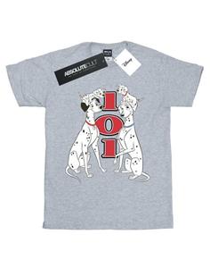 Disney meisjes 101 Dalmatiërs familie katoenen T-shirt 12-13 grijs
