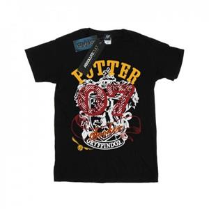 Harry Potter meisjes Gryffindor Seeker katoenen T-shirt 9-11 Years wit