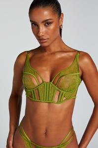 Hunkemöller Unwattierter Longline Bügel-BH Billie grün