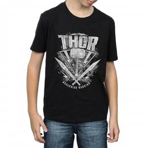 Pertemba FR - Apparel Thor: Ragnarok jongens hamer katoenen logo T-shirt 12-13 zwart