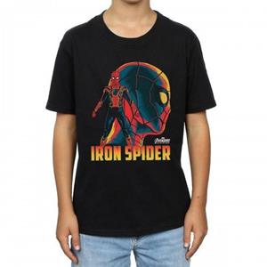 Avengers Infinity War jongens Iron Spider karakter T-shirt 12-13 zwart