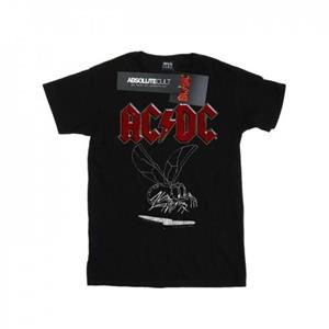 AC/DC jongens vliegen op de muur 1985 T-shirt 12-13 zwart